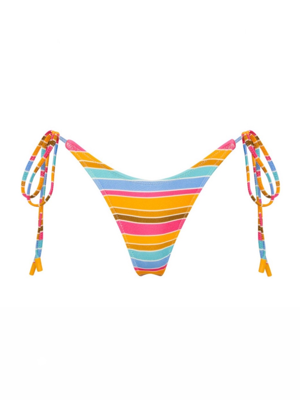 NWT Triangl Vinca Melon Stripe String Bikini Bottoms